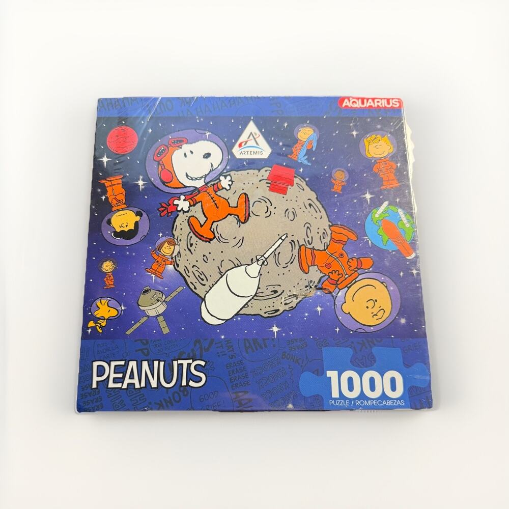 Aquarius PEANUTS Snoopy In Space‎ Puzzle 1000 Jigsaw Puzzle 20"x28" Sealed NEW